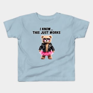 Badass Fashion Teddy Bear Kids T-Shirt